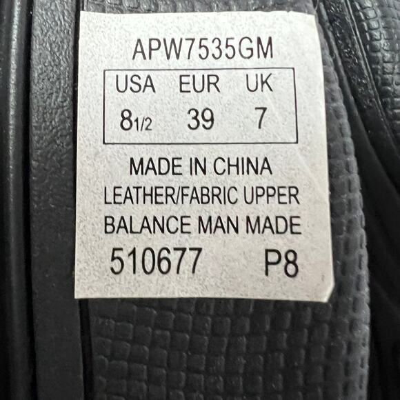 New Rockport Mary Jane Walkers Womens Size 8.5 Gray-Blue-Pink Leather & Fabric - Picture 8 of 8